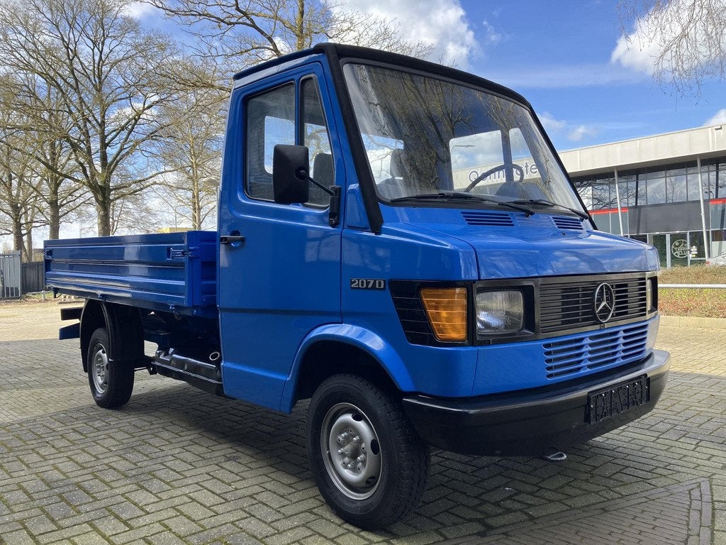 Mercedes-Benz 207D Pick Up GERESTAUREERD!, Gebruikt, 4 cilinders, Blauw, Mercedes-Benz