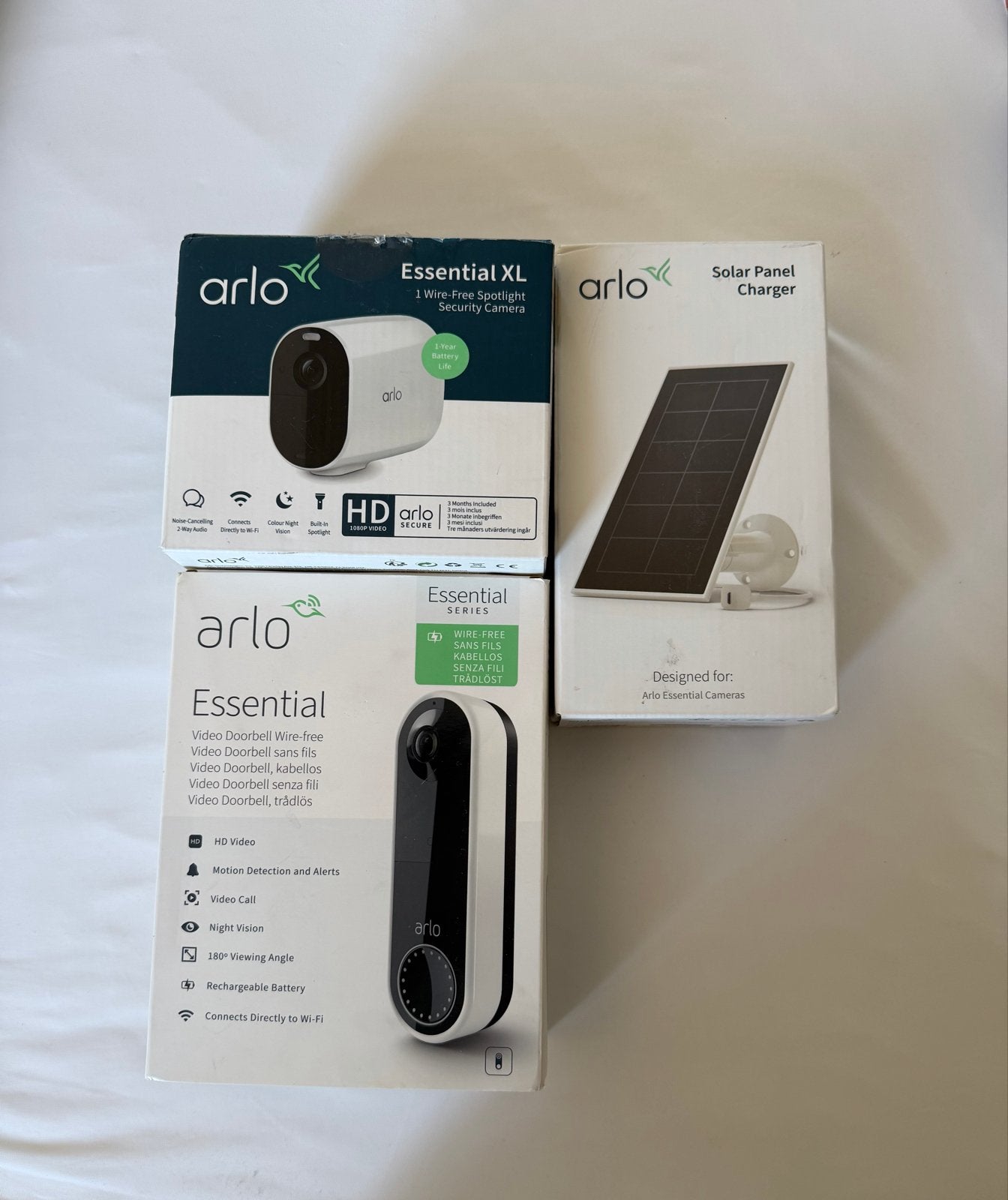 Arlo deurbel & camera met zonnelader - Nieuw!, Ophalen, Nieuw, Buitencamera