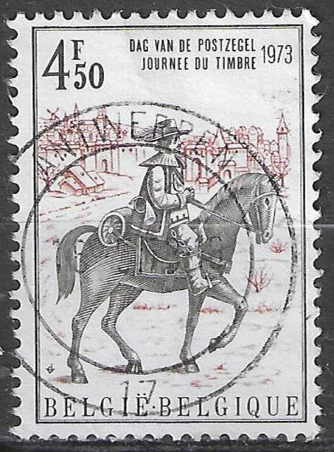 Belgie 1973 - Yvert 1663/OBP 1668 - Dag v.d. Postzegel (ST), Verzenden, Gestempeld