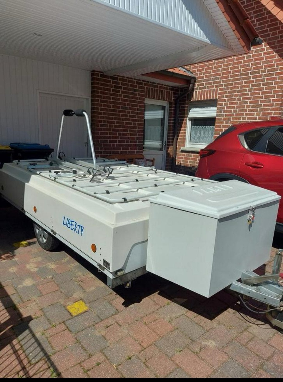 Jamet Liberty Vouwwagen | Onder 750 kg Compleet Nette staat, Caravans en Kamperen, Ophalen, Opvouwbaar, Zo goed als nieuw