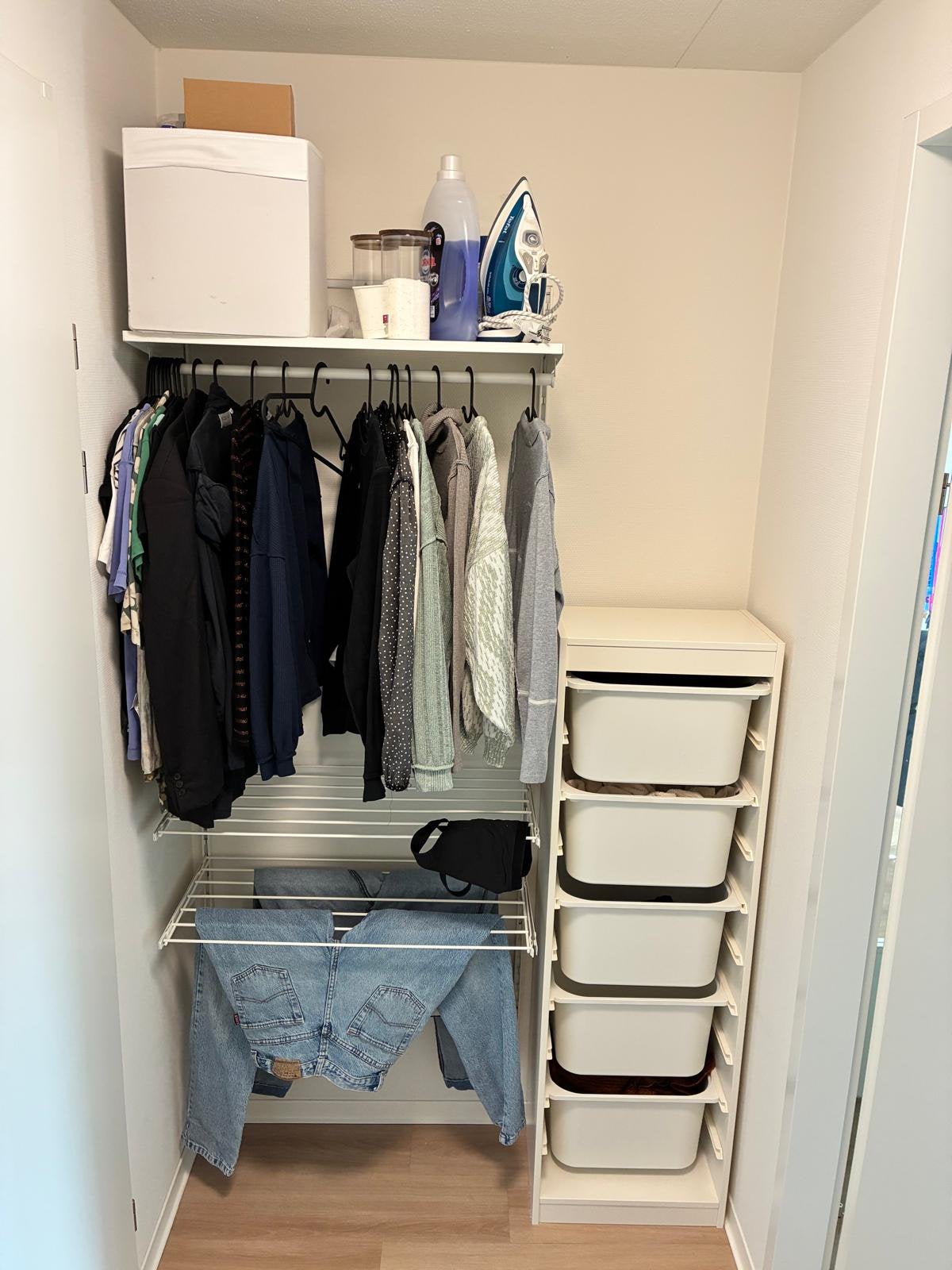 Vast wasrek/ open kleding rek, Ophalen, Zo goed als nieuw, Wasrek