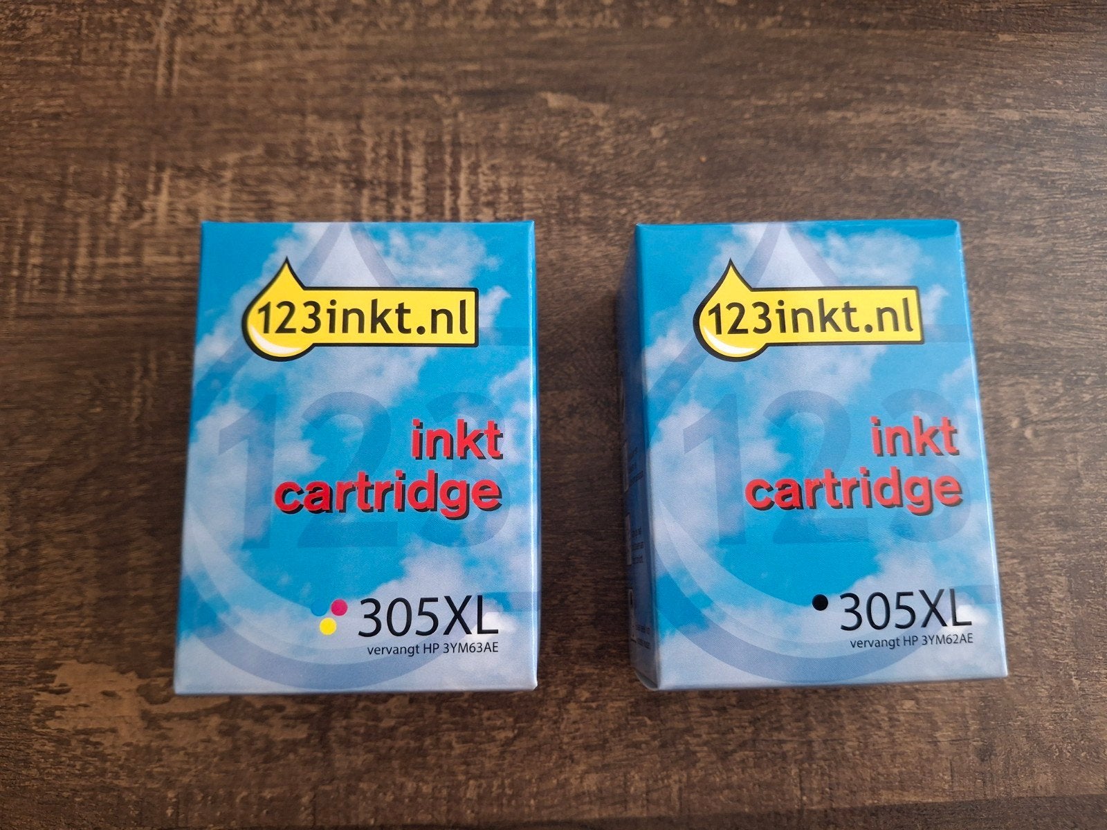 123inkt Inktcartridges 305XL (zwart + kleur) **NIEUW**, Ophalen of Verzenden, Nieuw, Cartridge, 123inkt.nl