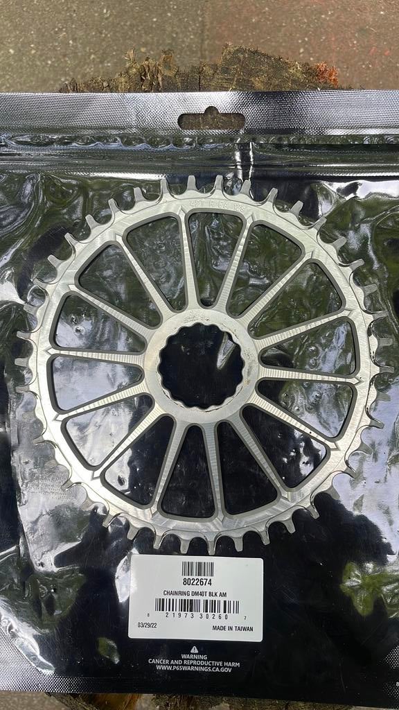 Garbaruk 42t tandwiel voor easton ec90sl gravelbike, Fietsen en Brommers, Fietsonderdelen, Crankstel of Pedalen, Gebruikt, Ophalen of Verzenden