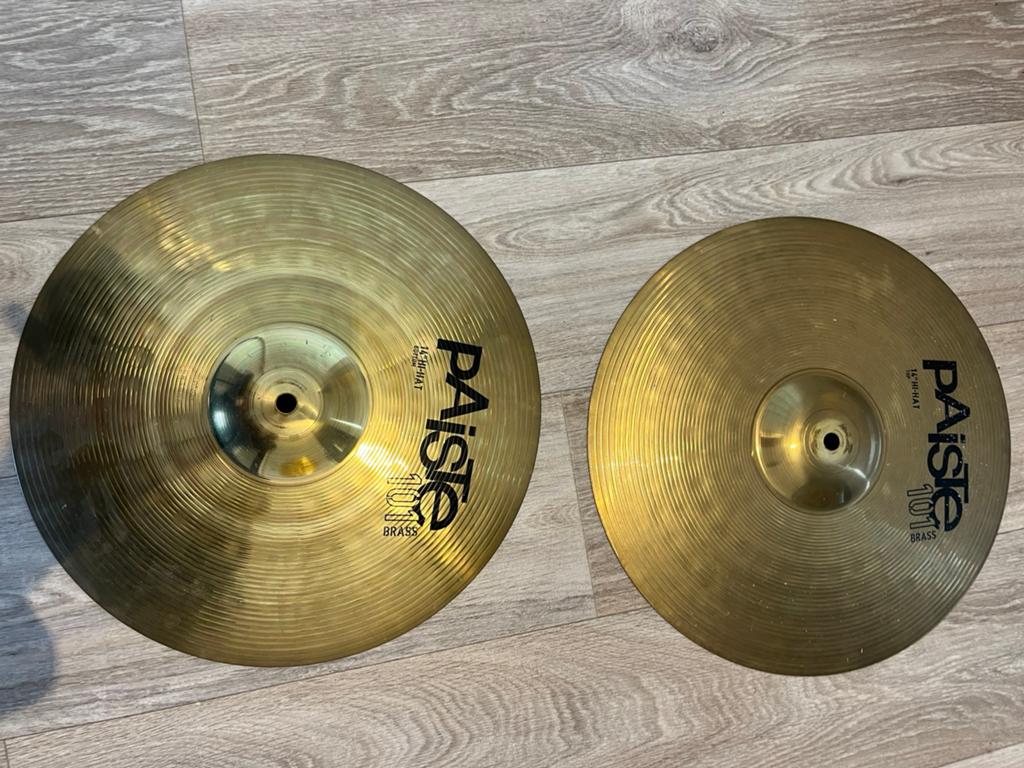 Paiste 101 14” hihat | 14 inch hi-hat Paiste 101, Ophalen, Zo goed als nieuw, Drums of Percussie