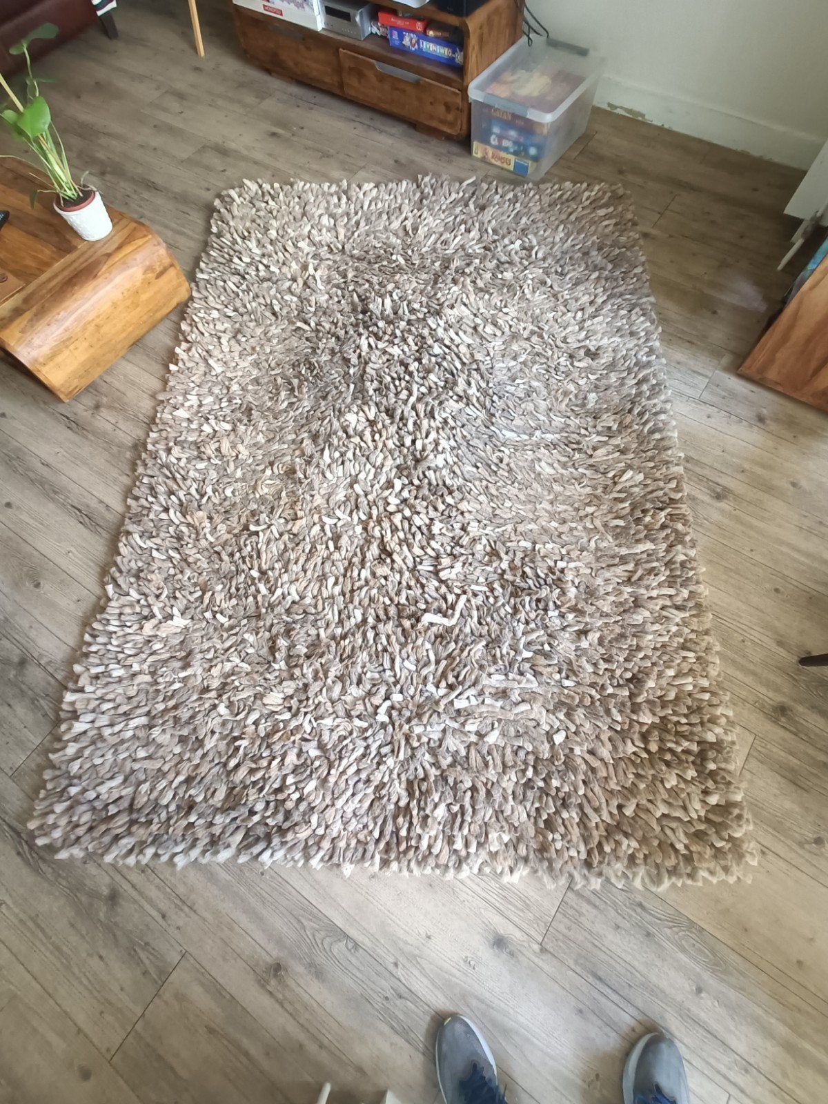 Dutch Carpets Rocky Vloerkleed - Bruin Mix - 160x230 cm, Ophalen, Gebruikt, Shaggy, Modern, 150 tot 200 cm