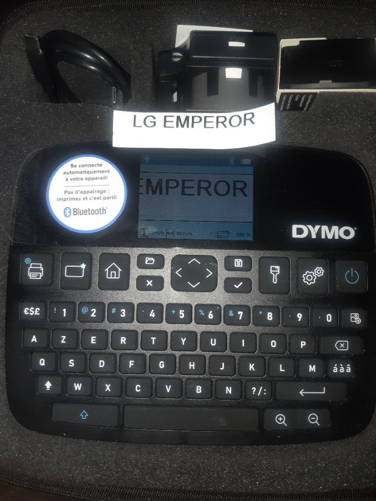 DYMO LabelManager 640CB Labelprinter Met Accu & Bluetooth, Ophalen of Verzenden, Zo goed als nieuw, Qwerty, Dymo
