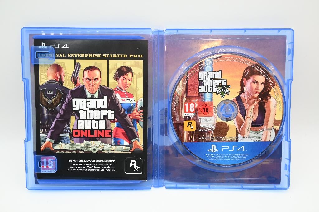 Playstation 4 GTA 5 Premium Edition, Gebruikt, Vanaf 18 jaar, 1 speler, Ophalen of Verzenden