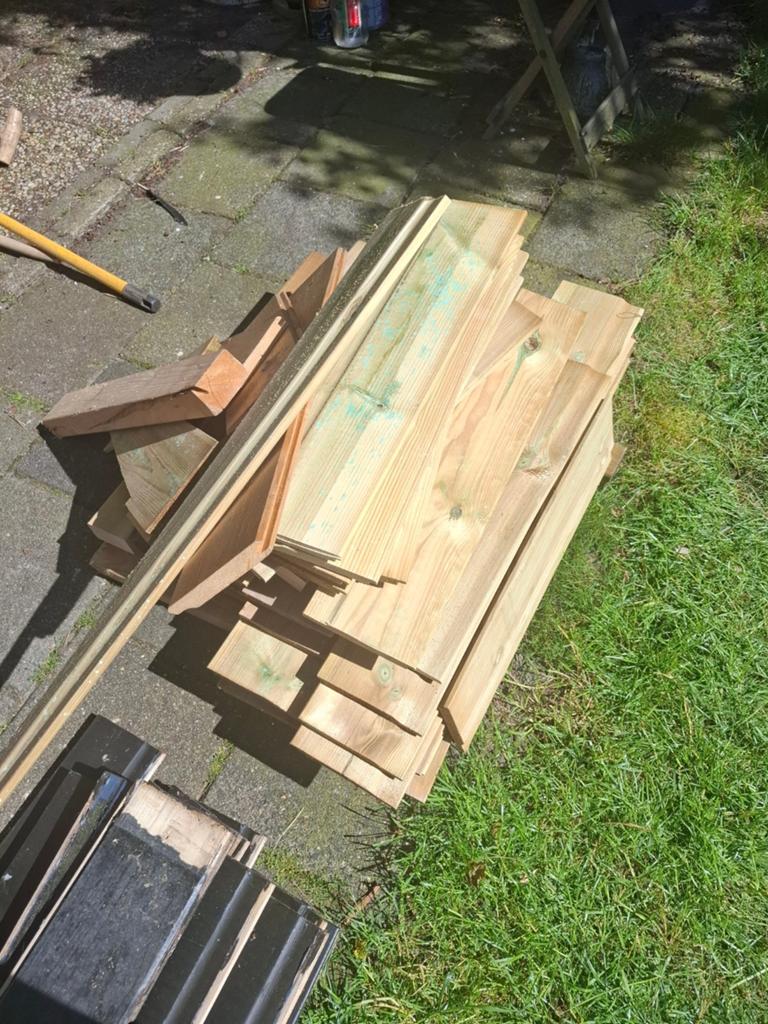 Gratis ophalen houten plakjes, Ophalen, Minder dan 25 mm, Pallet, Minder dan 200 cm