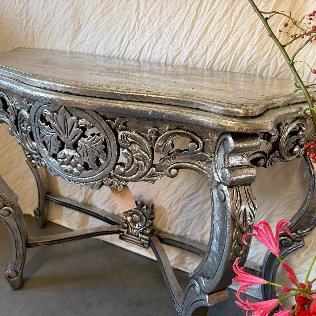 barok sidetable - 113 x 42 cm - handgemaakt - Gratis bezorgd, Huis en Inrichting, TTM Wonen, Meubels – (Perzische) Tapijten en Woonaccessoires