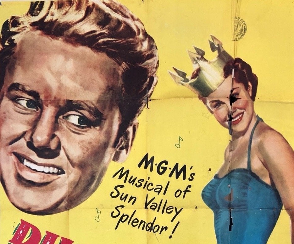 5 x Vintage filmposter - Jaren 50 - Groot formaat, Ophalen of Verzenden, Gebruikt, A1 t/m A3, Film en Tv