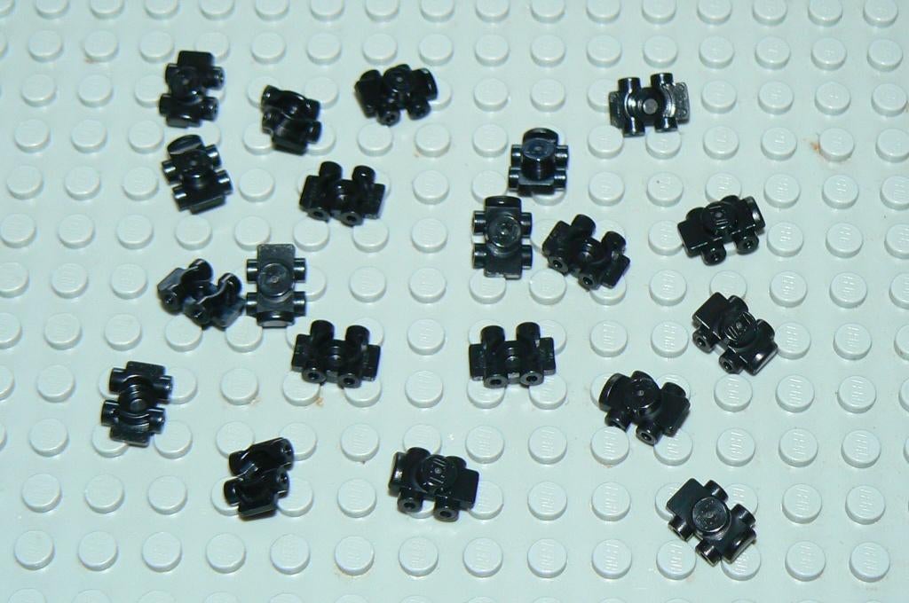 L1229 Rolschaatsen zwart 20 st., Ophalen of Verzenden, Nieuw, Losse stenen, Lego