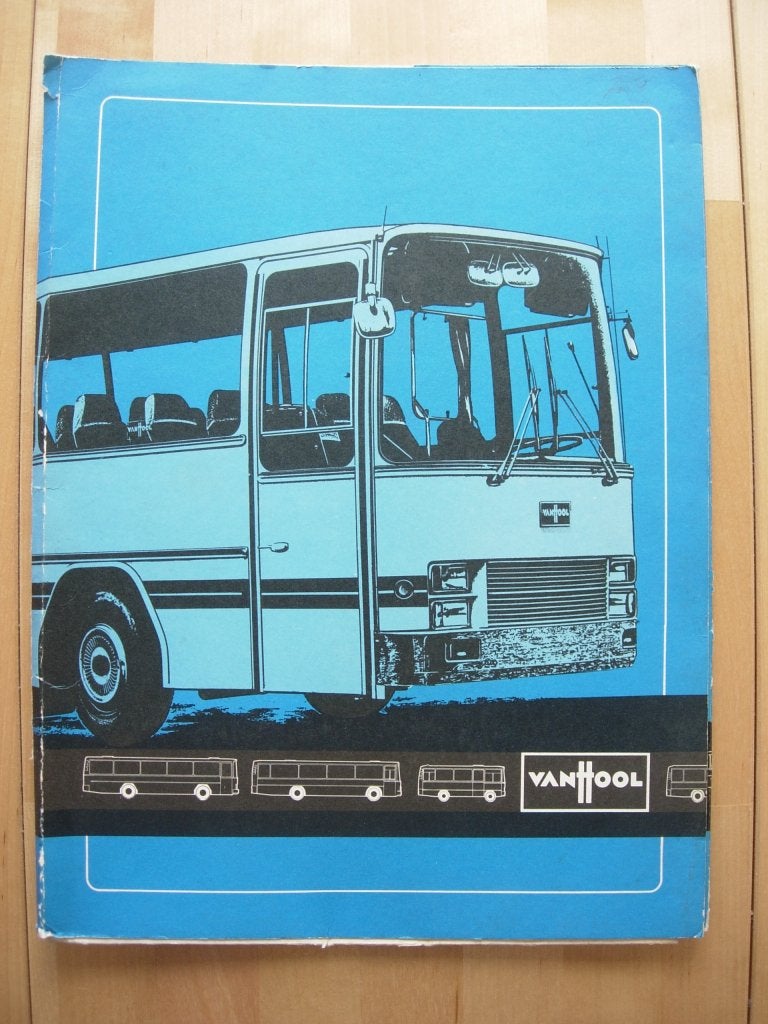 Van Hool Mapje ca 1977, Gelezen, Van Hool, Ophalen of Verzenden, Overige merken