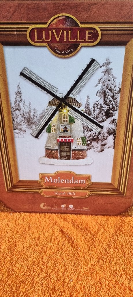 Luville Kersthuisje "Dutch Mill", Diversen, Ophalen, Zo goed als nieuw