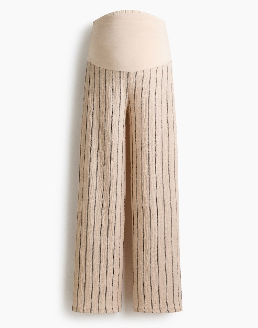 Zwangerschapsbroek met wijde pijpen - Maat M, Maat 38/40 (M), Beige, Nieuw, Ophalen of Verzenden