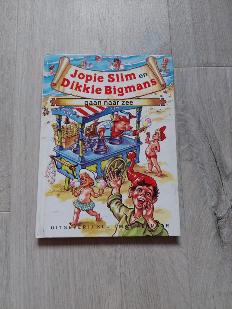 Jopie Slim en Dikkie Bigmans gaan naar zee boek, Boeken, Ophalen of Verzenden, Gelezen