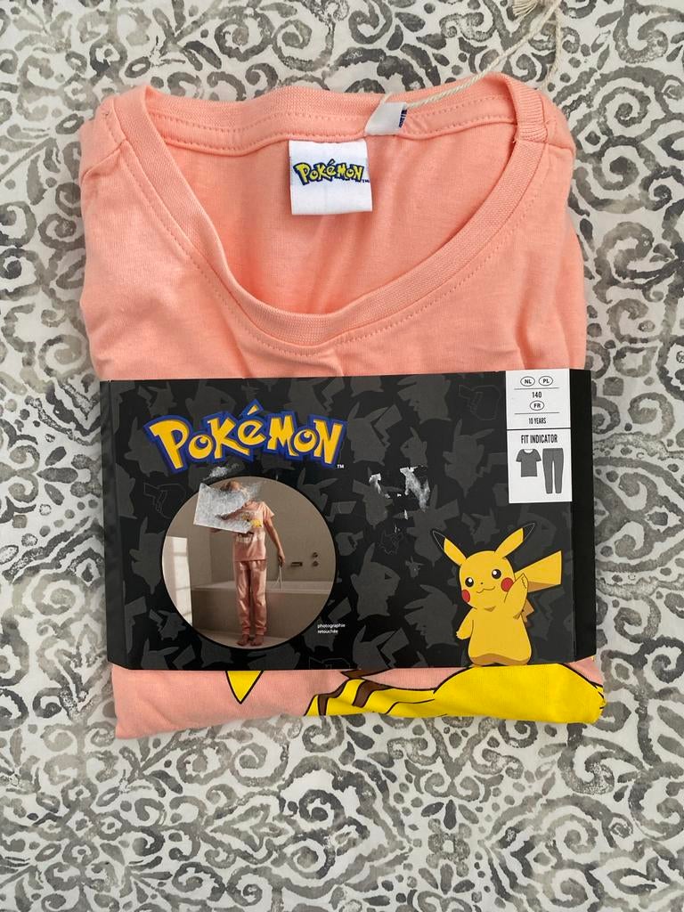 Nieuwe Pokémon Pyjama Maat 140 (10 jaar), Kinderen en Baby's, Ophalen of Verzenden, Nieuw, Jongen of Meisje