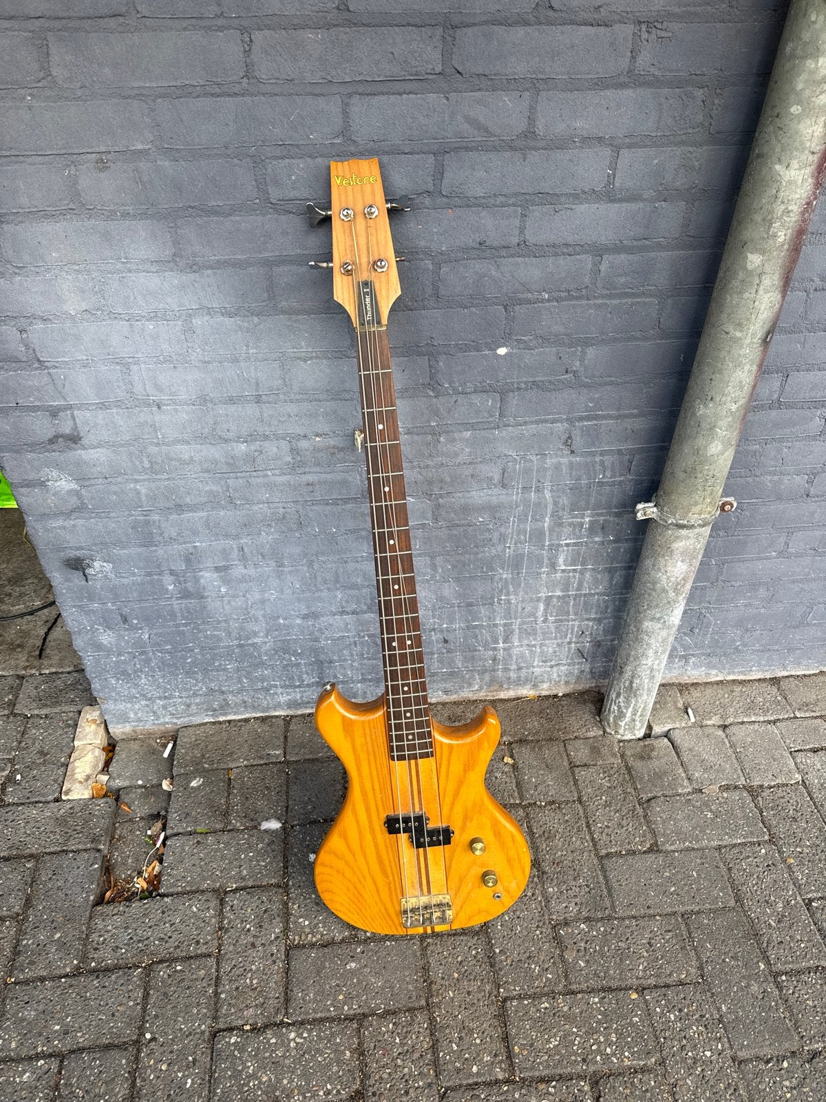 Westone Thunder I basgitaar - Vintage Matsumoku Japan, Ophalen of Verzenden, Gebruikt, Elektrisch, 6-snarig