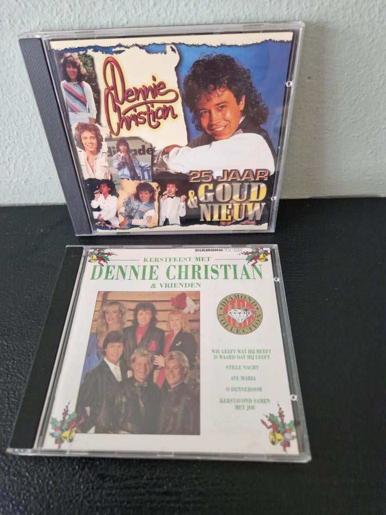 Dennie Christian CD's: 25 Jaar Goud & Nieuw + Kerstfeest, Ophalen of Verzenden, Gebruikt, Levenslied of Smartlap