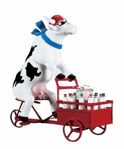 Nieuw Cow Parade koe Lait Triporteur medium incl. verzending, Ophalen of Verzenden, Beeld