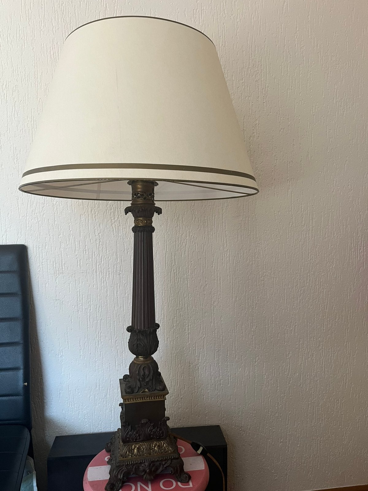 Antieke lamp, Ophalen of Verzenden, Zo goed als nieuw, Minder dan 50 cm