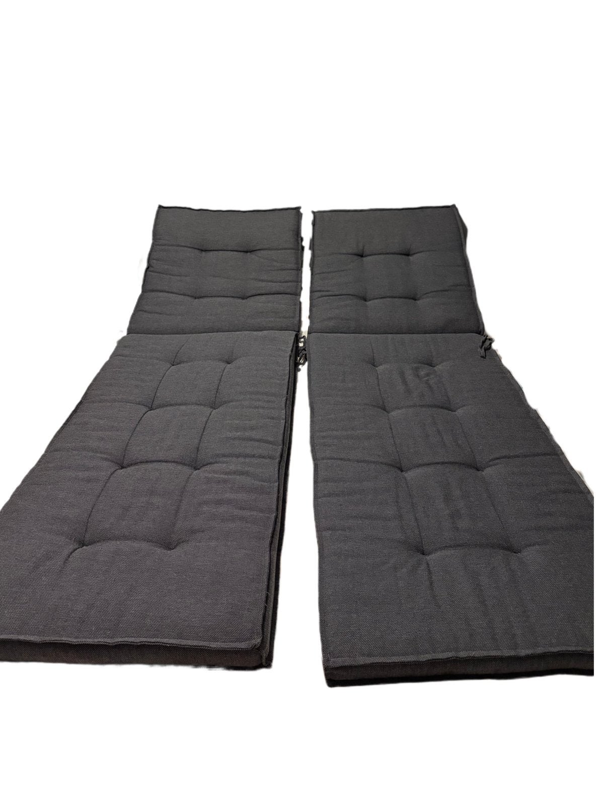 2x JUTLANDIA ligbedkussen 60x190 cm – donkergrijs, Ophalen, Zo goed als nieuw