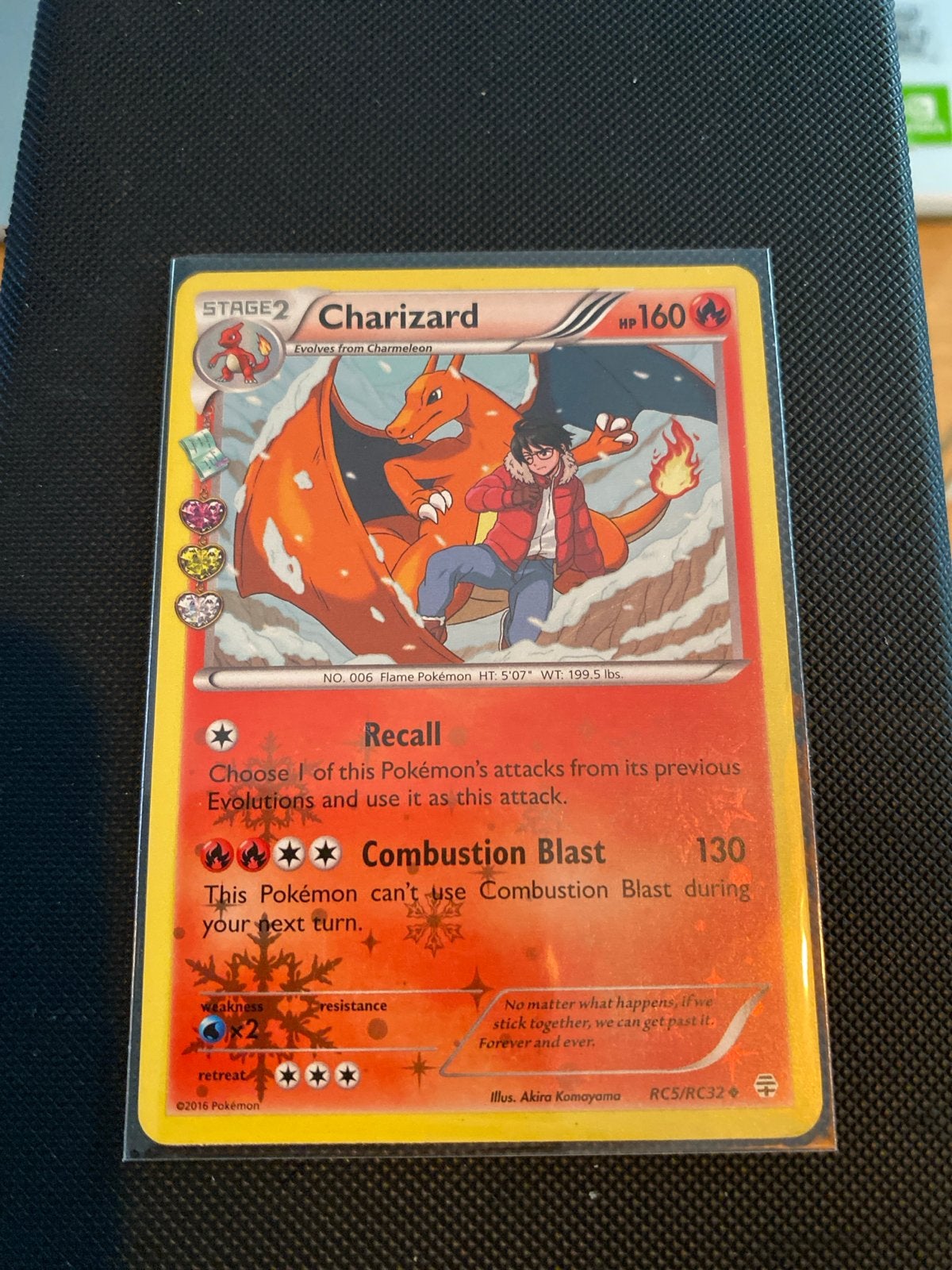Charizard Pokémon kaart - RC5/RC32 - XY Generations, Ophalen of Verzenden, Zo goed als nieuw, Losse kaart, Foil