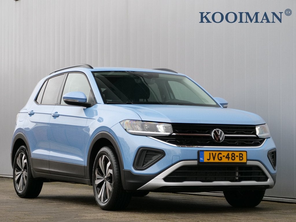 Volkswagen T-Cross 1.0 TSI Life Edition 116 Pk Automaat Appl, Auto's, Volkswagen, Blauw, 116 pk, Bedrijf, 650 kg