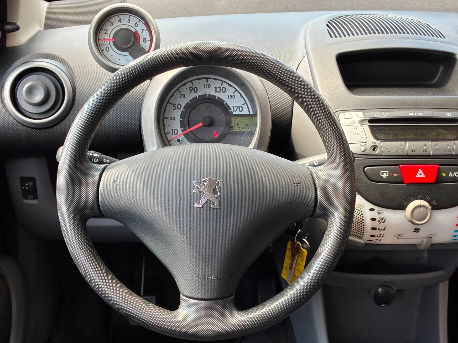 Peugeot 107 1.0-12V Sublime|2e Eigenaar|Airco|Elektr.ramen|N, Auto's, Peugeot, Voorwielaandrijving, Gebruikt, Overige kleuren