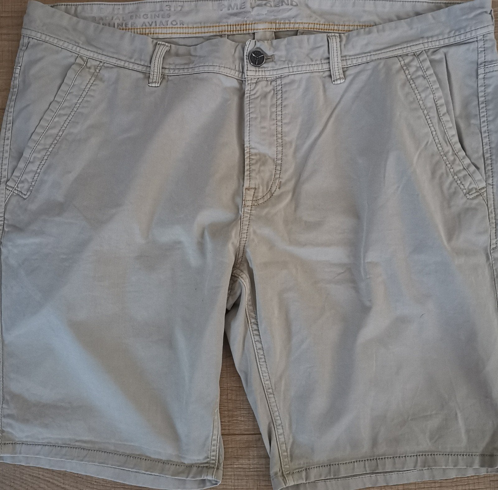 PME LEGEND Chino short maat W42, State of Art, Verzenden, Beige, Overige maten