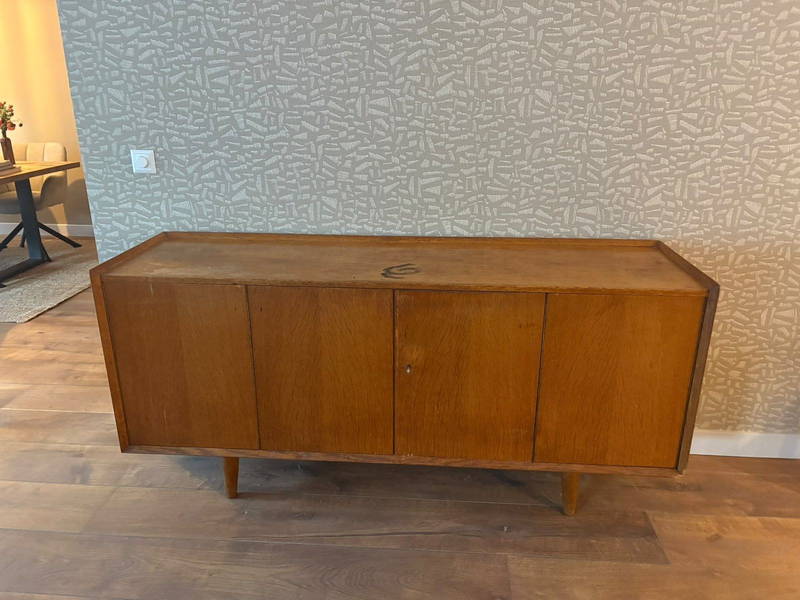 Vintage Pastoe dressoir – Cees Braakman, Ophalen, Gebruikt, 150 tot 200 cm, Met lade(s)