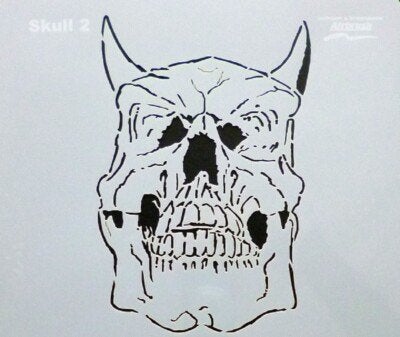Skull stencil Harder & steenbeck, Ophalen of Verzenden, Nieuw, Airbrush en Toebehoren