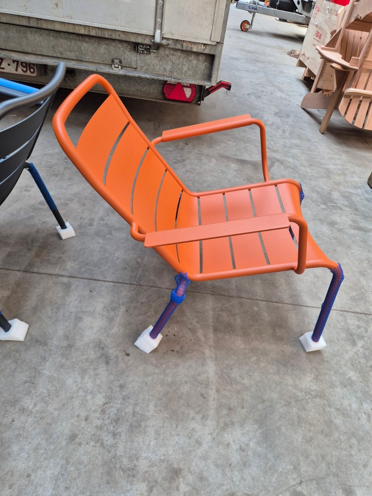 Nieuwe fermob Luxembourg low chairs Vele kleuren uit voorraa, Ophalen, Nieuw, Aluminium