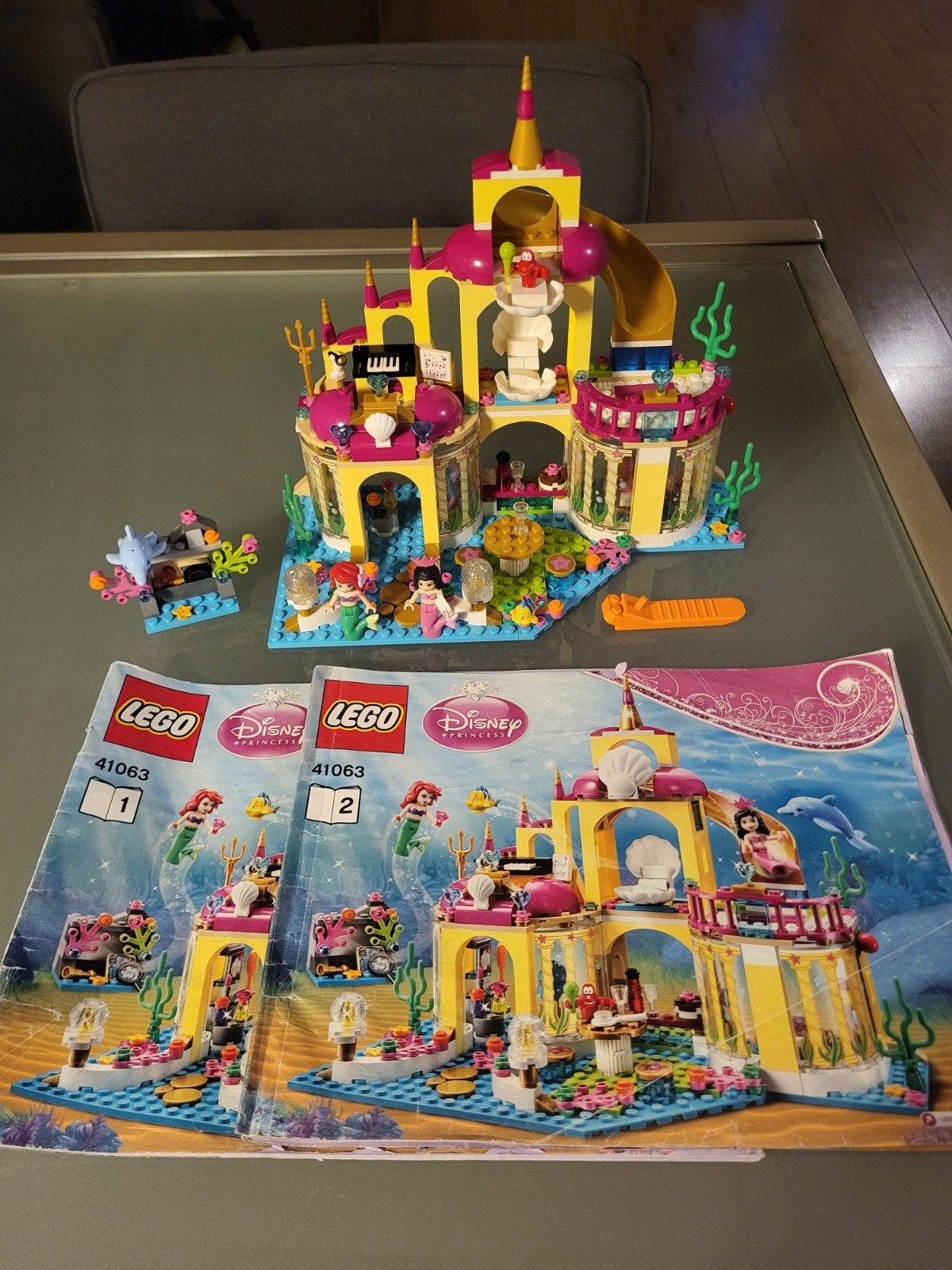 Lego Disney Princess 41063 Ariëls Onderwaterpaleis, Kinderen en Baby's, Lego, Ophalen of Verzenden, Zo goed als nieuw, Compleet