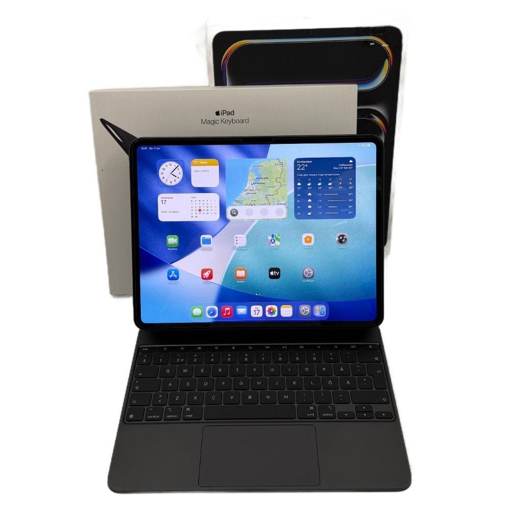 iPad Pro 13inch 256GB Wifi + 5G | M4 | Met garantie, Computers en Software, Apple iPads, 13 inch of meer, Toulonselaan 72, Ophalen of Verzenden