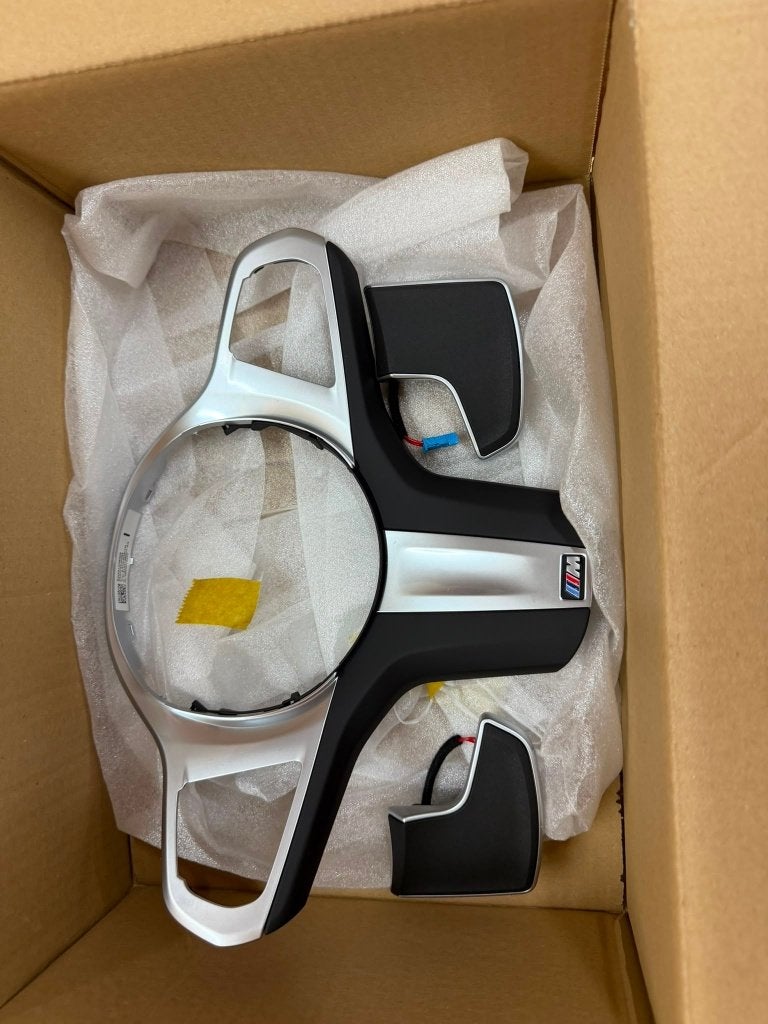 Bmw X5 G05 stuurafdekking en schakelflippers, Auto-onderdelen, Ophalen of Verzenden, Nieuw, BMW