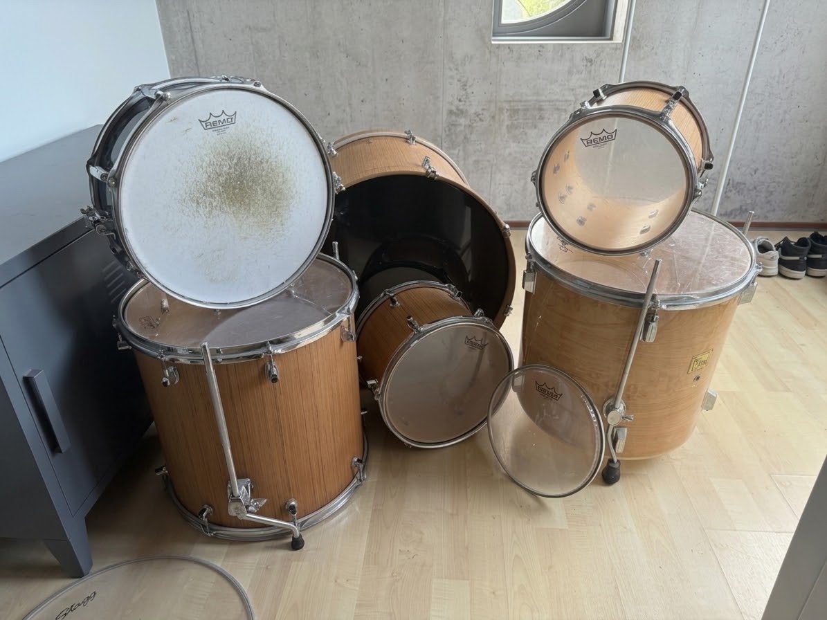 Ludwig Signet Series Drumstel met Remo Vellen, Muziek en Instrumenten, Ophalen, Gebruikt, Ludwig