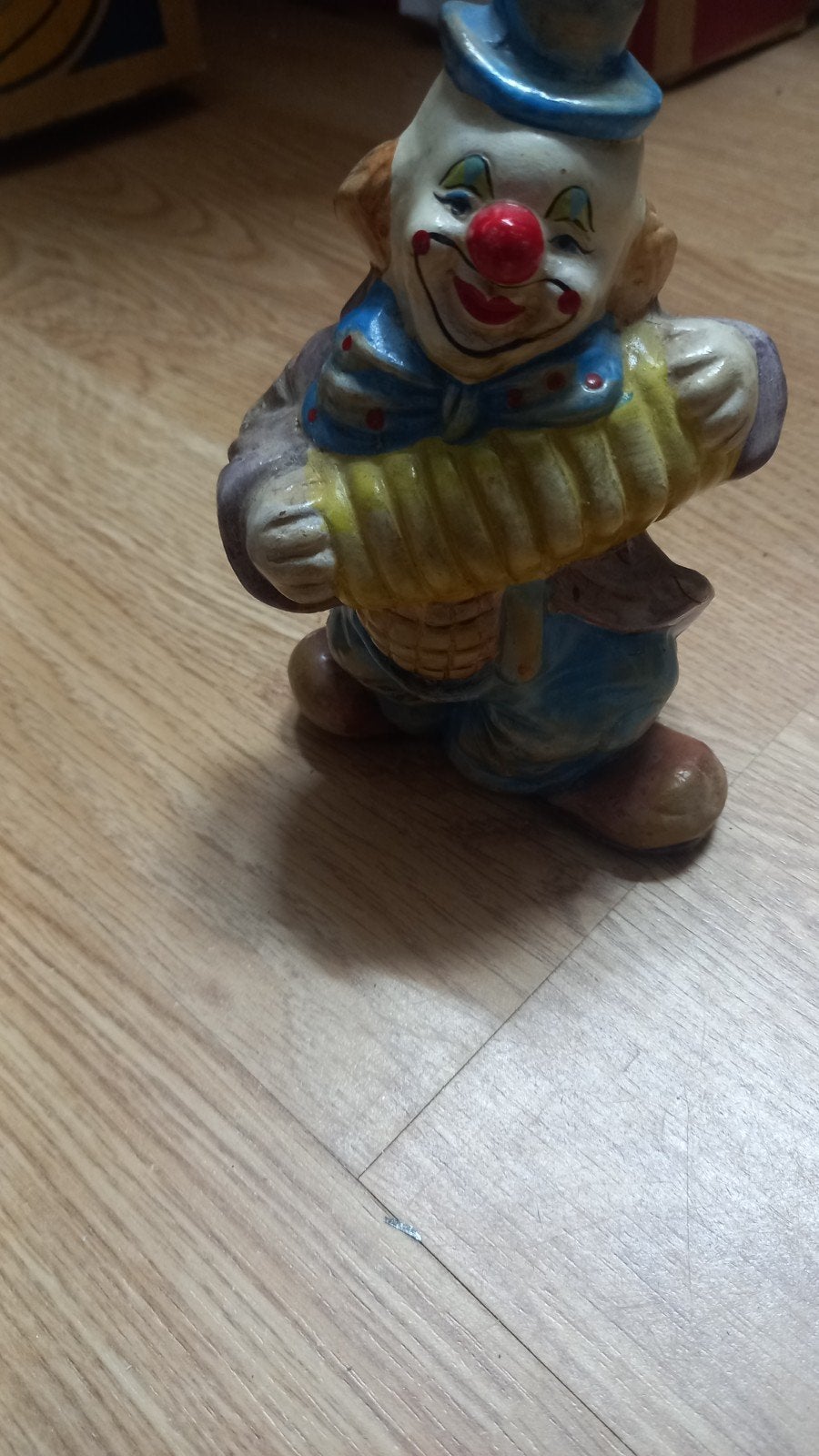 Vintage Clown Spaarpot - 14 cm hoog, Ophalen of Verzenden