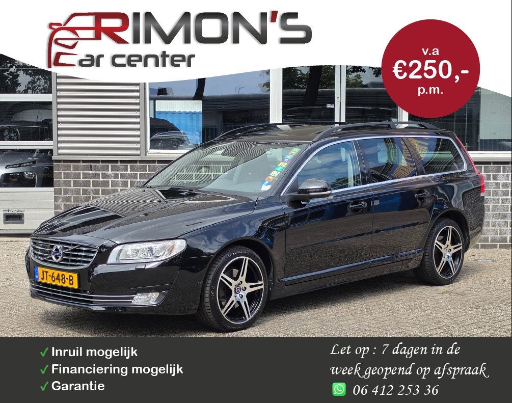 Volvo V70 2.0 T5 Inscription Edition Leder Navi Stoelverwari, Voorwielaandrijving, 15 km/l, Euro 6, 4 cilinders