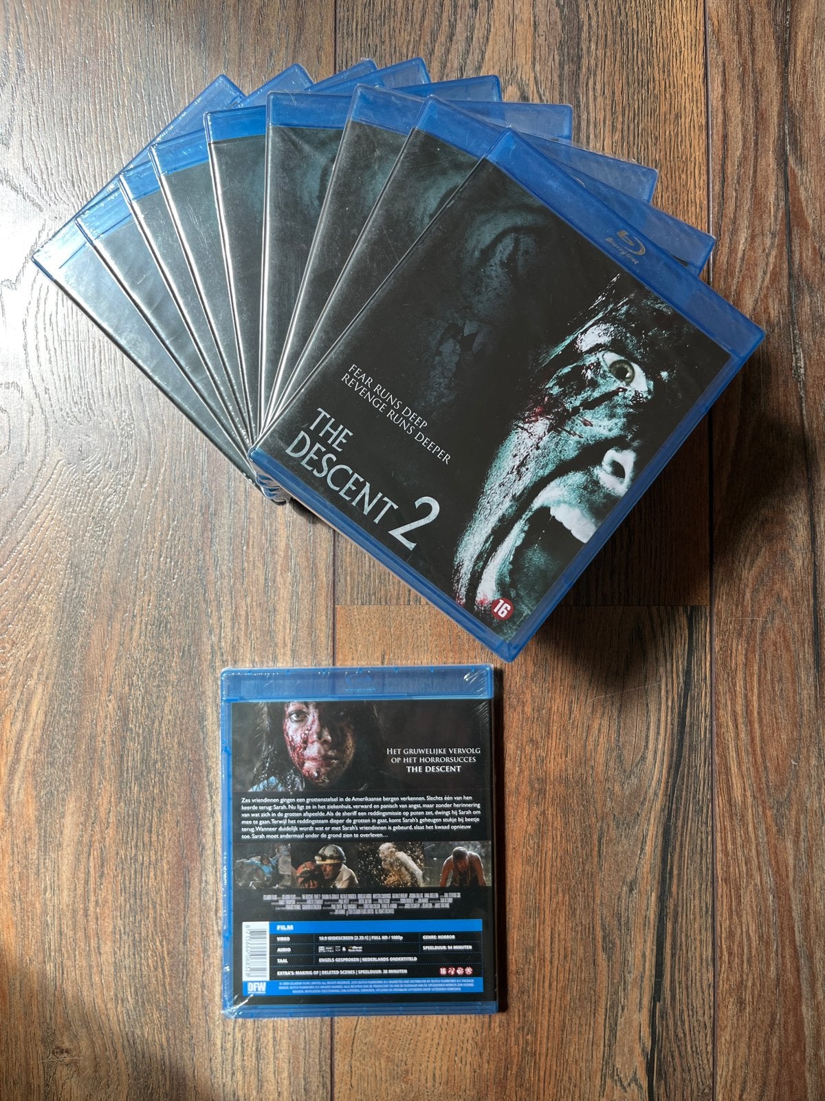 10x The Descent 2 Blu-ray - Nieuw in Seal Horrorfilm, Vanaf 16 jaar, Ophalen of Verzenden, Nieuw in verpakking, Slasher