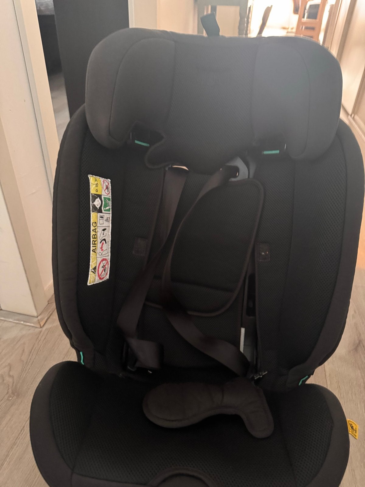 Novi Goliath Roterende Kinderstoel Auto Isofix Zwart, Kinderen en Baby's, Autostoeltjes, Overige merken, 0 t/m 18 kg, Verstelbare rugleuning