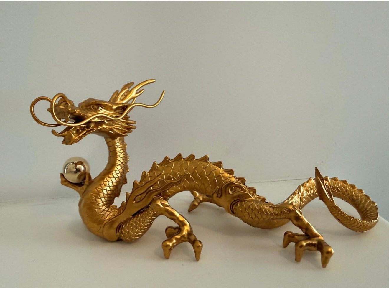 Japanse draak koper bladgoud, Overige onderwerpen, Handgemaakt, Ophalen of Verzenden, 20 - 50 cm