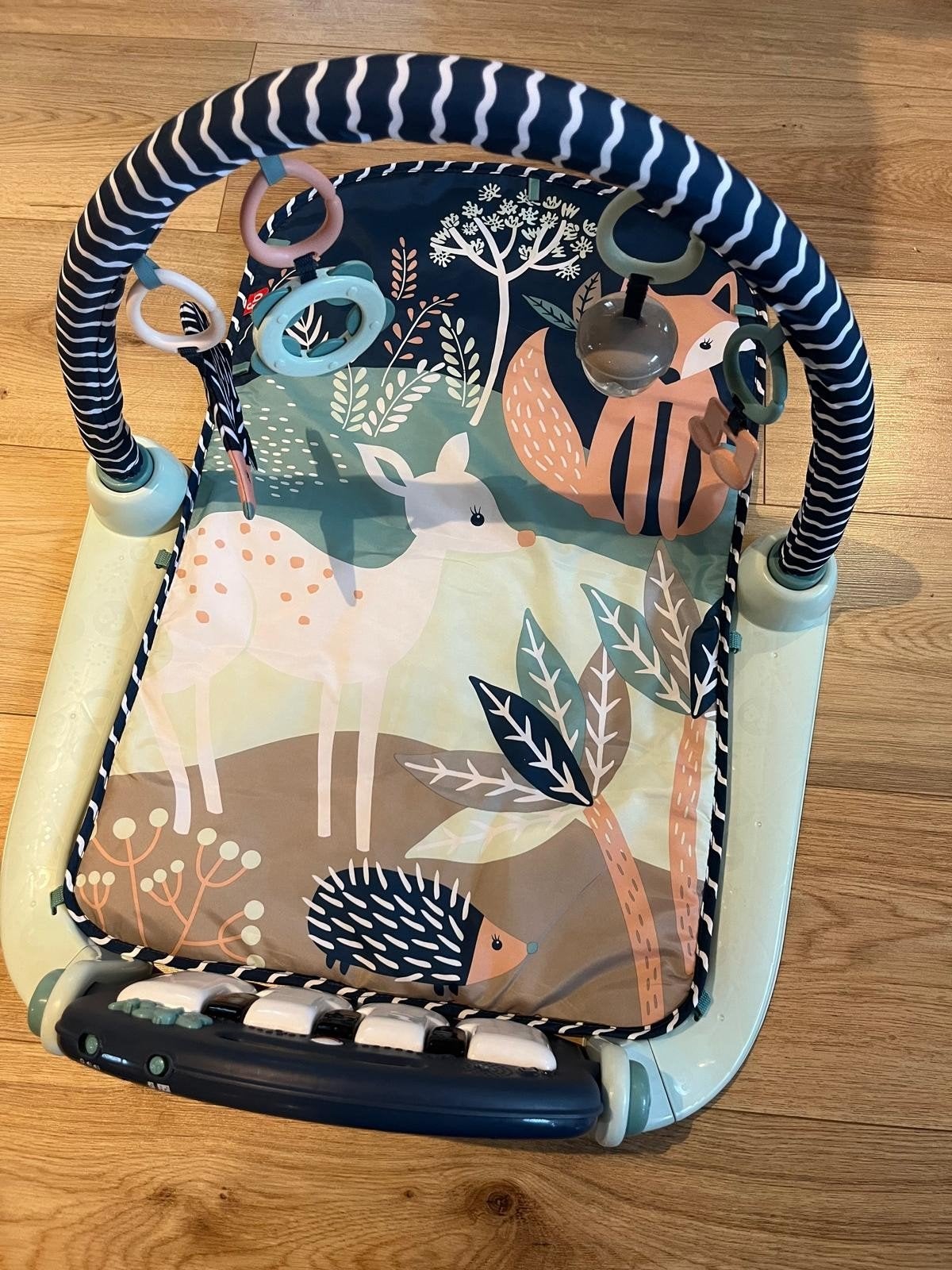 Fisher-Price Babygym met piano en speelkleed, Ophalen of Verzenden, Gebruikt, Babygym, Met geluid