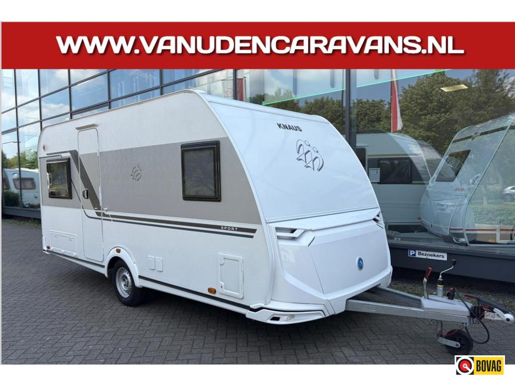 Knaus Sport 450 FU | EERSTE EIGENAAR!, Caravans en Kamperen, Schokbreker, Rondzit, Bedrijf, Overige typen