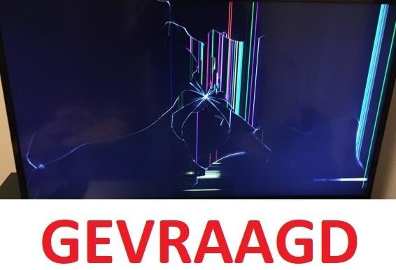 Gratis LCD, LED, of Plasma Televisie voor hobby gezocht (TV), 50 Hz, Ophalen, Overige merken, 100 cm of meer
