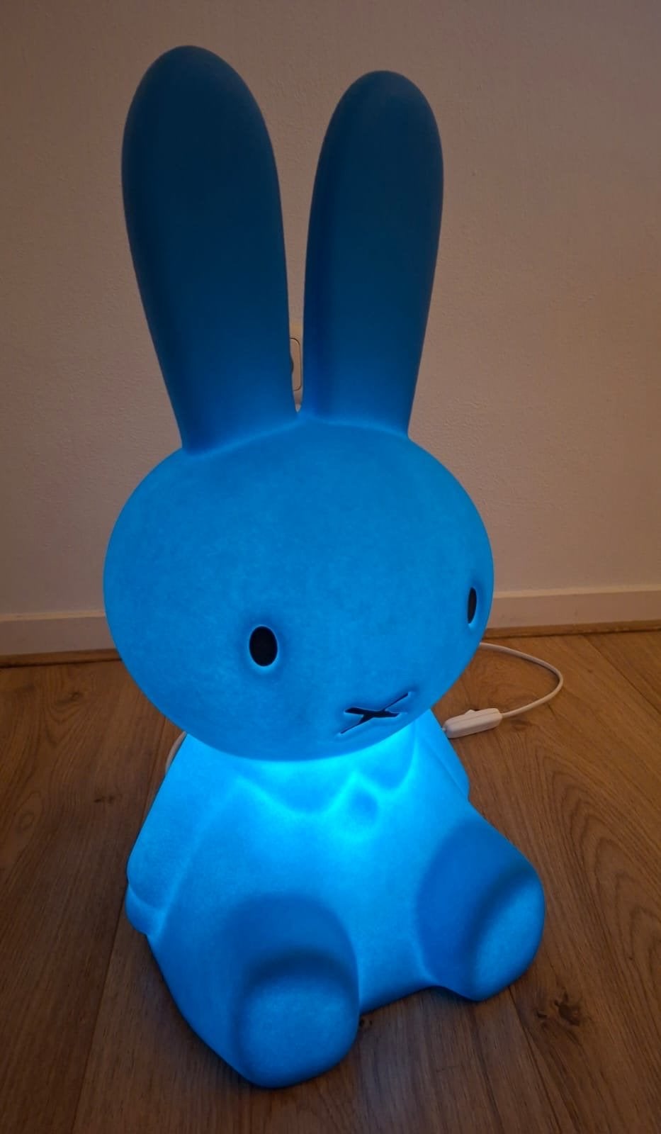 Nijntje Miffy lamp blauw - 50 cm hoog- - Mr Maria -, Ophalen, Gebruikt, Overige merken, Lamp