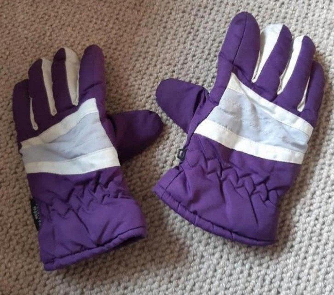 Warme paarse kinderhandschoenen, Gebruikt, Jongen of Meisje, YOUN.TECO, Ophalen of Verzenden