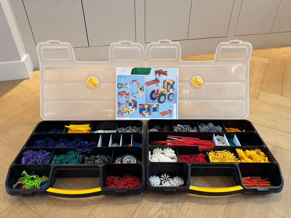 K’nex grote set inclusief wielen, Verzamelen, Transformers, G1, Ophalen, Zo goed als nieuw