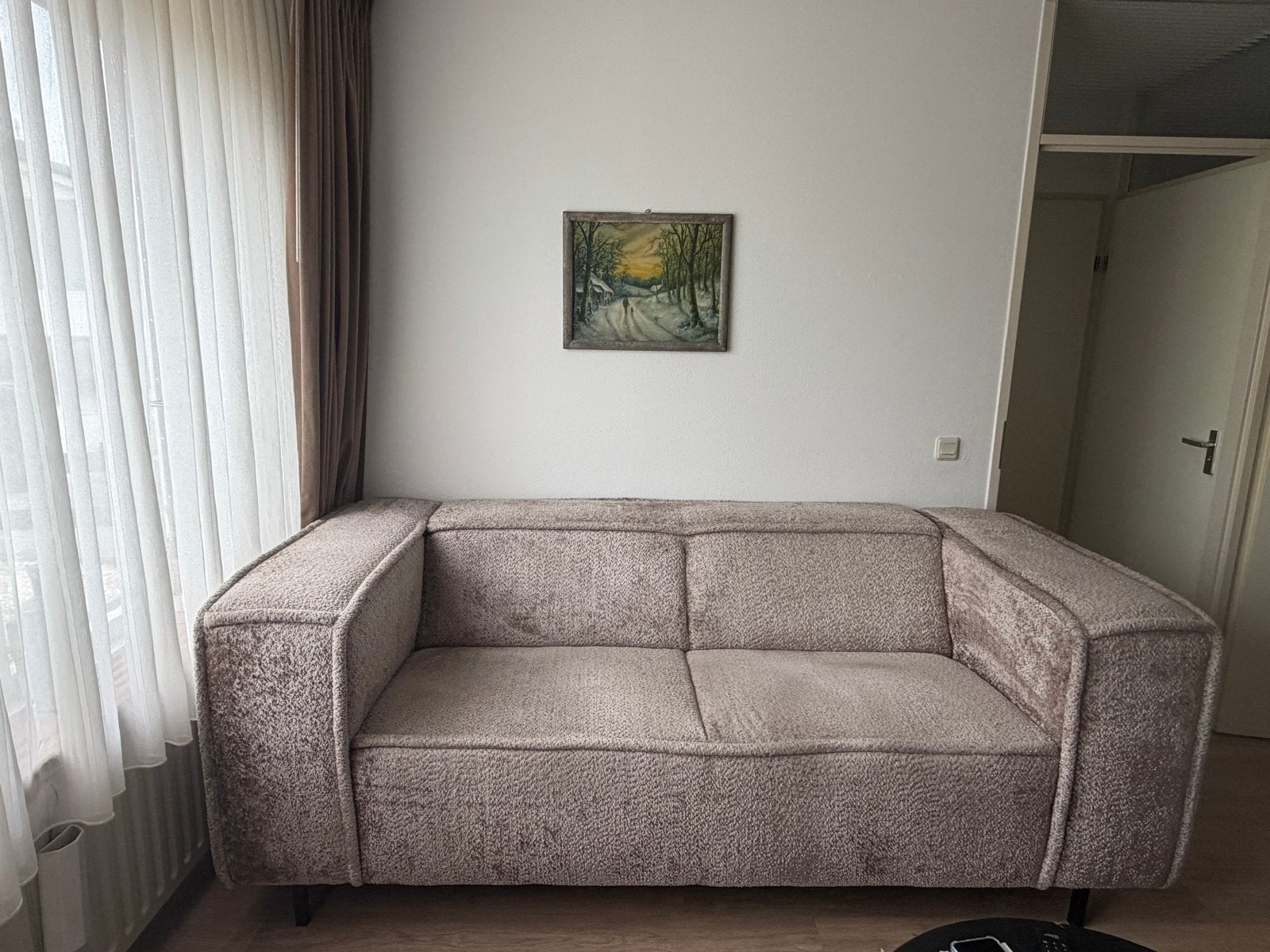 Comfortabele 2-zitsbank van Haco, Huis en Inrichting, Ophalen, Tweepersoons, 75 tot 100 cm, Zo goed als nieuw