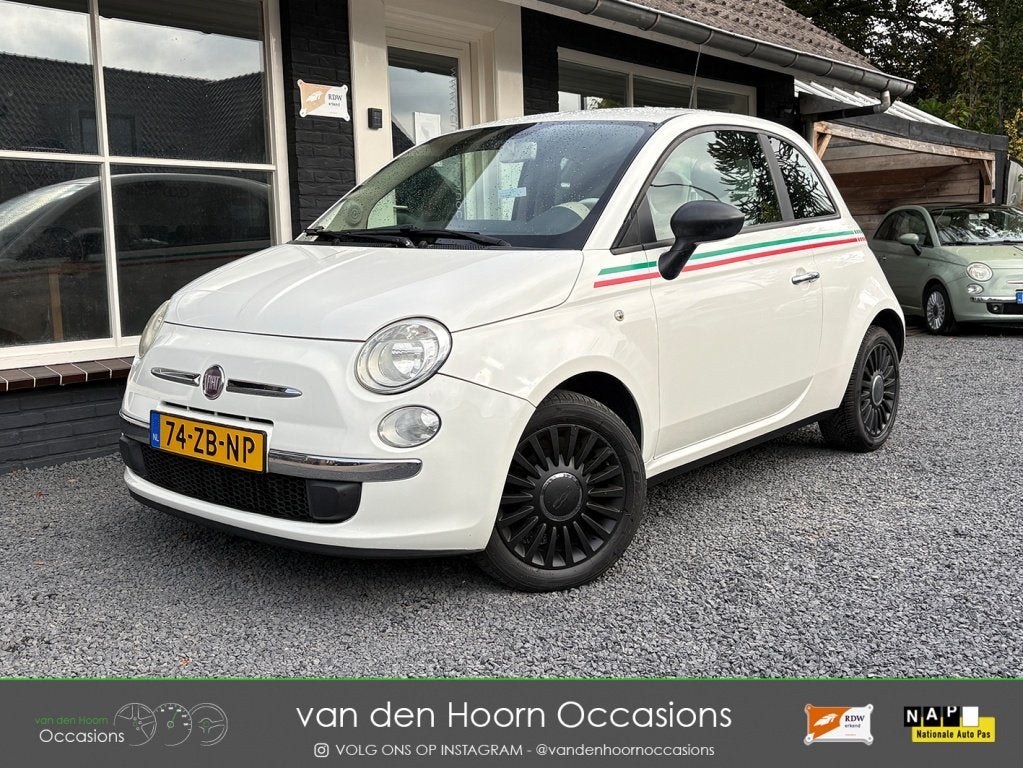 Fiat 500 1.2 AIRCO | NW APK | NAP | 107000 KM | LM VELGEN, Voorwielaandrijving, Gebruikt, 1242 cc, 4 cilinders