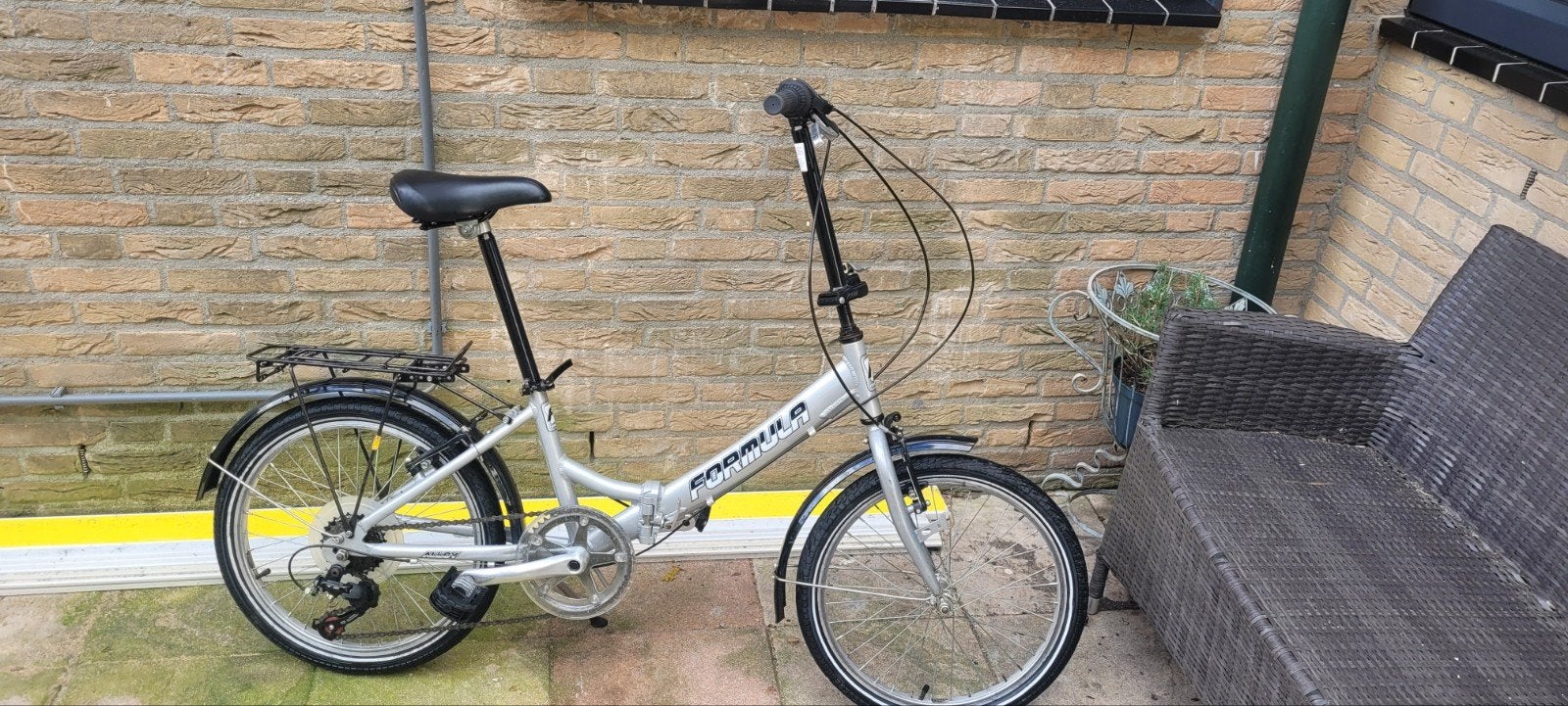 Opvouwbare fiets - Formula - 20 inch, Fietsen en Brommers, 20 inch of meer, Gebruikt, Velgrem, Versnellingen